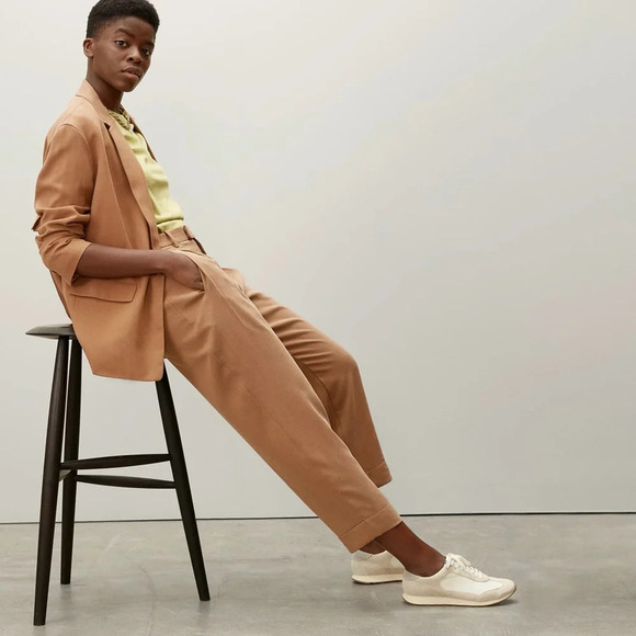 EVERLANE NWOT The Put Together Pleat Pant - Picture 2 of 7